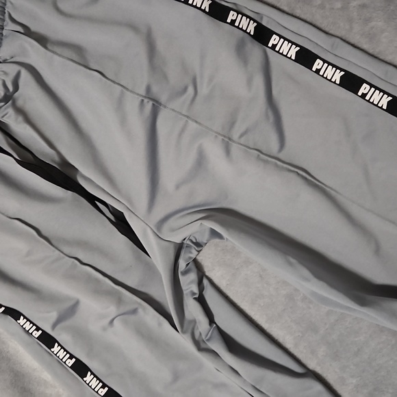 Victoria's Secret Pink High Waist Wide Leg Track Pant M EUC - Picture 4 of 9